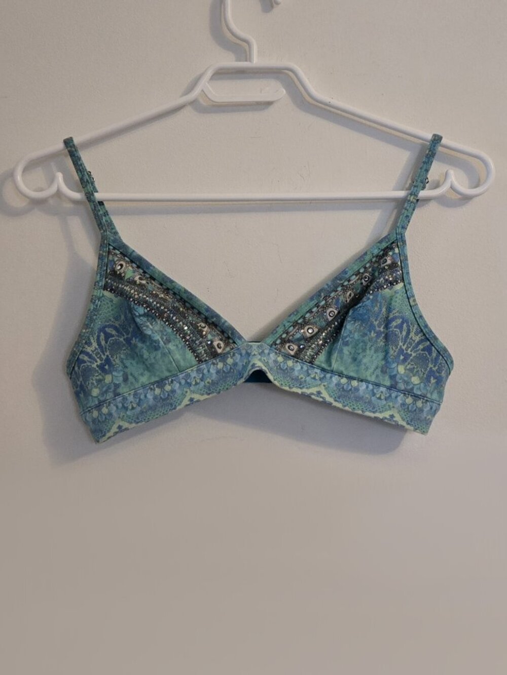 Camilla Ottoman Viper Soft Bra Bralette Crop Top Size 2 Medium